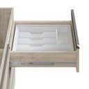 Ver imagem 2 de Balcão de Pia de Cozinha 120 Cm GRETA 2 Portas 3 Gavetas MDP 15mm CREMA - Megasul