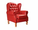 Ver imagem 2 de Poltrona Imperador Chesterfield Decoração - Courissimo Vermelho