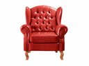 Ver imagem 1 de Poltrona Imperador Chesterfield Decoração - Courissimo Vermelho