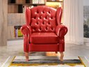 Ver imagem 4 de Poltrona Imperador Chesterfield Decoração - Courissimo Vermelho