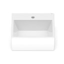 Ver imagem 5 de Cuba de Semiencaixe Quadrada com Mesa para Metal Q2 Branca Celite