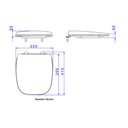 Ver imagem 2 de Assento Plastico C/ Slow Close Flex Branco - Deca Deca Loucas