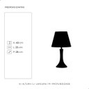 Ver imagem 3 de Abajur Dourado Pequeno para Decoração de Quarto Paris com Cúpula