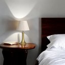 Ver imagem 4 de Abajur Dourado Pequeno para Decoração de Quarto Paris com Cúpula