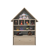 Casinha Infantil Organizadora de Brinquedos 100% Mdf Plancasa:carvalho - 1
