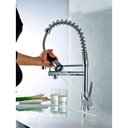 Ver imagem 5 de Torneira Monocomando Dois Jatos Misturar Agua Quente Fria Cozinha Gourmet Mesa Cuba Bancada Luxo