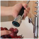 Ver imagem 2 de Torneira Monocomando Dois Jatos Misturar Agua Quente Fria Cozinha Gourmet Mesa Cuba Bancada Luxo