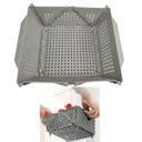 Ver imagem 2 de Cesta Secar Frutas Verduras Vegetais Dobravel Porta Objetos Organizador Cozinha Armario Estante Frut