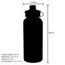 Ver imagem 5 de Garrafa Squeeze Mq Flork Vibes - Queria Surtar, Tô sem Tempo