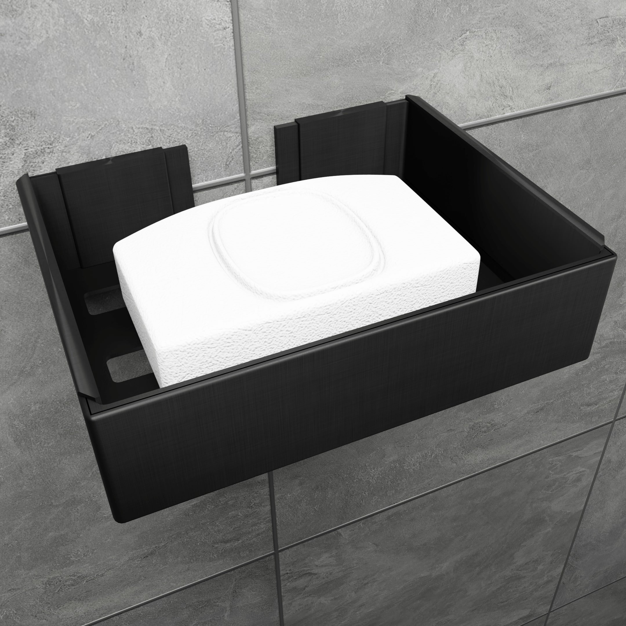 Kit Acessórios Para Banheiro, Lavabo 6 Peças - Preto - 5