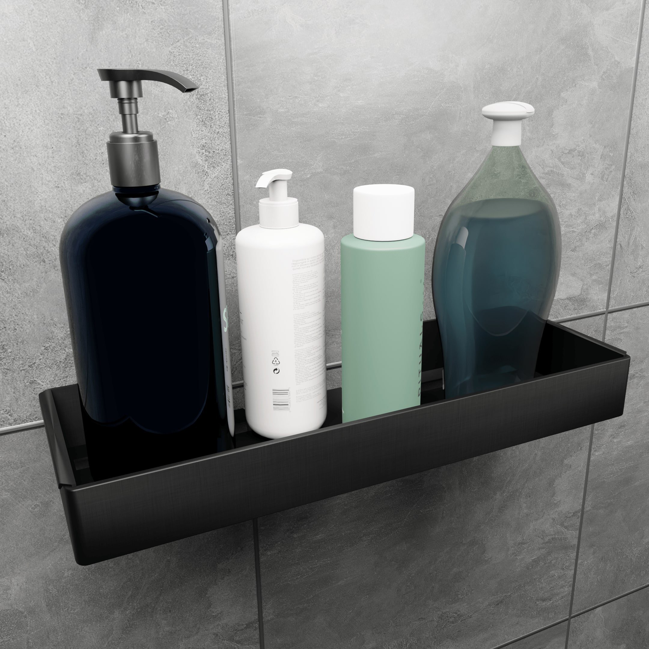 Kit Acessórios Para Banheiro, Lavabo 6 Peças - Preto - 4