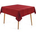 Ver imagem 2 de Toalha de Mesa Quadrada 220x220cm Jacquard Fragnani - Karsten Vermelha