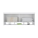 Ver imagem 3 de Jogo de Quarto Modulado Firenze de Casal Branco 7 Pçs Painel de Casal + Mesa de Cabeceira