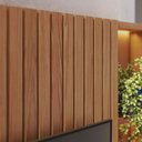 Ver imagem 4 de Estante Painel Ripado para Tv 82 Pol Led 240cm Jolie C04 Freijó Off White Matte - Lyam Decor