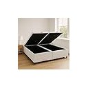 Ver imagem 6 de Cama Box Bau Branca Corino King 1,93cm Premium Blindada Super Reforçada