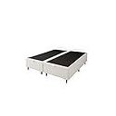 Ver imagem 3 de Cama Box Bau Branca Corino King 1,93cm Premium Blindada Super Reforçada