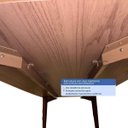 Ver imagem 4 de Mesa de Jantar Retangular para 6 Lugares Harmony 184 cm