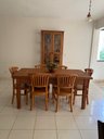 Ver imagem 2 de Mesa de Madeira Maciça em Peroba Rosa de Demolição:COMP200XALT80XLARG100/Marrom