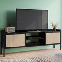 Ver imagem 7 de Rack para Tv 65 Pol 183 Cm Pes Madeira 27930 Oslo Nero Artesano Nero