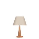 Ver imagem 1 de Abajur Ar Art. para Decoração Tradicional Imbuia Cup Tec Bege Ref 326 E27 Bivolt