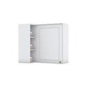 Ver imagem 2 de Armário De Cozinha Canto Reto 94 Cm 01 Porta Nova York Henn Branco