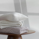 Ver imagem 2 de Manta 125x150cm Buddemeyer Tricot Helo Bege