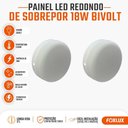 Ver imagem 6 de Painel LED Redondo Sobrepor 18W Branco Quente Foxlux Kit com 2