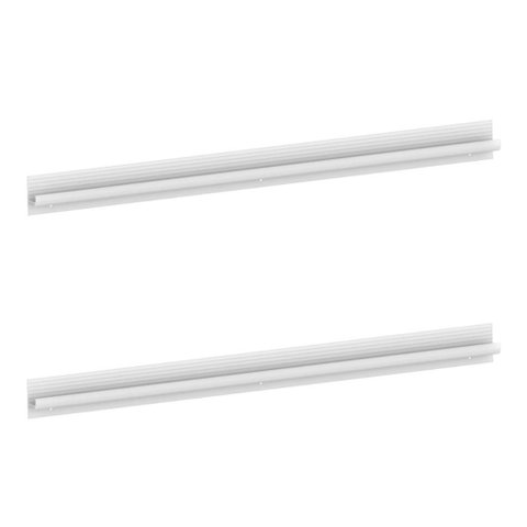 Kit 2 Puxadores 60,3cm para Armário Cozinha Paneleiro 62cm Veneza Multimóveis Mp3083 Branco