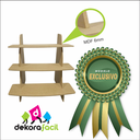 Ver imagem 7 de Escada 3 Andares Doces Frios Expositor Madeira Buffet Festa