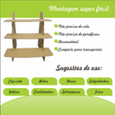 Ver imagem 3 de Escada 3 Andares Doces Frios Expositor Madeira Buffet Festa