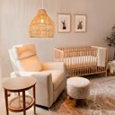 Ver imagem 5 de 3 Pendente Fibra Natural em Rattan Artesanal Boho Nat38