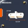 Conector Emenda Tipo Reto Linear Branco para Trilho Eletrificado - 5