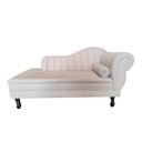 Ver imagem 3 de Recamier Decorativo Divã Amsterdã 187cm Lado Esquerdo Bouclé Bege