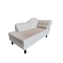 Ver imagem 4 de Recamier Decorativo Divã Amsterdã 187cm Lado Esquerdo Bouclé Bege
