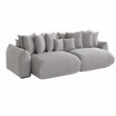 Ver imagem 3 de Sofá Retrátil 6 Lugares Bouclê Armani 2,90 Mts Cinza