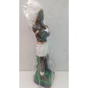 Ver imagem 3 de Imagem Caboclo Pena Branca Pe Escultura Gesso Estatua 20 cm