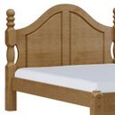 Ver imagem 5 de Cama Casal Clássica 140cm Pé Madeira Eduarda Freijó F07 - Mpozenato