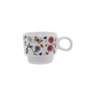 Jogo 4 Xícaras Empilhar 150ml Porcelana para Café - Borboleta - 2