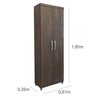 Armário Multiuso 2 Portas Slim Tcil Móveis - 4