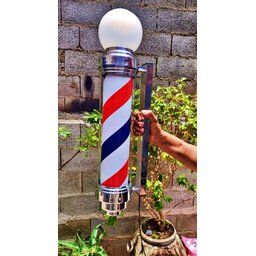 Barber Pole Giratório 70cm Estilo Americano VOLTAGEM Bivolt. - 10