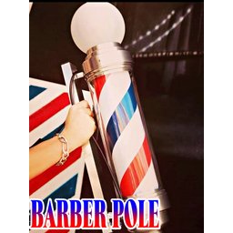 Barber Pole Giratório 70cm Estilo Americano VOLTAGEM Bivolt. - 8