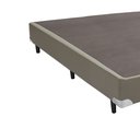 Ver imagem 2 de Cama Box Casal SP Móveis Sintético Bege - 42x138x188