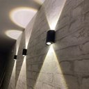 Ver imagem 3 de Arandela 7,7x8cm LED 2W 2 Fachos 3000K Resistente Água Ip65