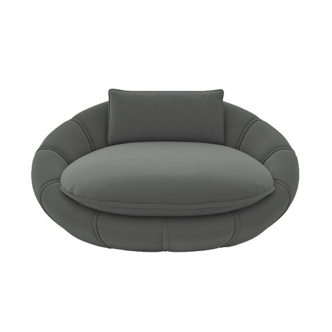 Caminha Pet Poltrona Golden 78cm Veludo Cinza - Sallar Home