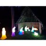 Presépio Natal Iluminado Para Jardim 10 Peças Colorido - 2