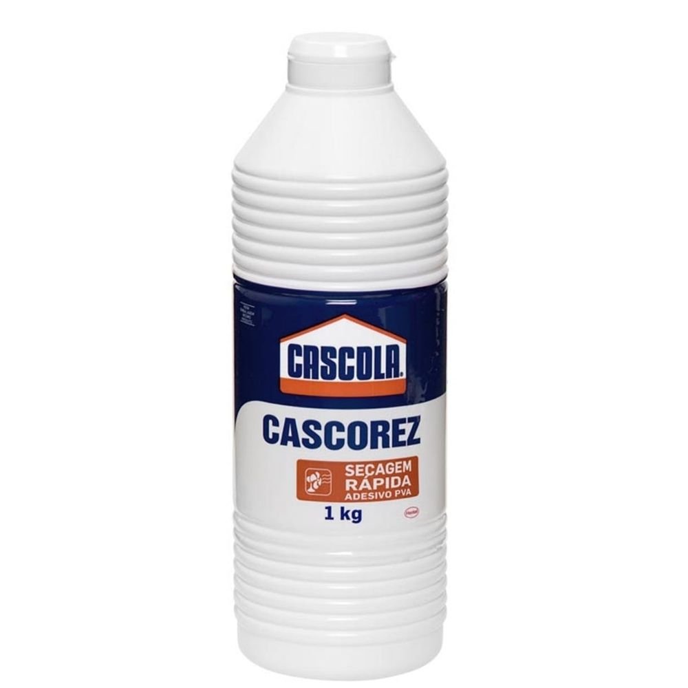 Cola Branca Cascorez 01kg Secagem Rápida Henkel - 1