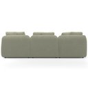 Ver mais imagens de Sofá 4 Lugares com Chaise Direito Sala Living 294cm Arlo F04 Bouclê Oliva Tc-10052 - Lyam Decor