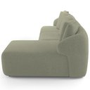 Ver imagem 7 de Sofá 4 Lugares com Chaise Direito Sala Living 294cm Arlo F04 Bouclê Oliva Tc-10052 - Lyam Decor