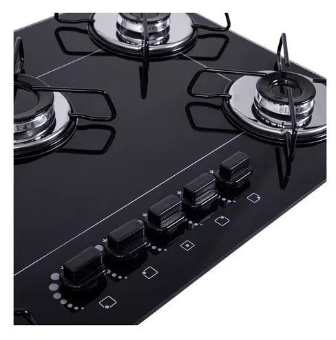 Cooktop Tedge 5 Bocas Ultra Chama Preto 127v/220v - 3