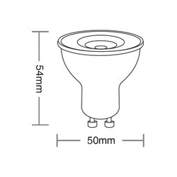Lâmpada Led Taschibra TDL 35 Dicroica 4,9W Bivolt GU10 2700K Luz Amarela - 2